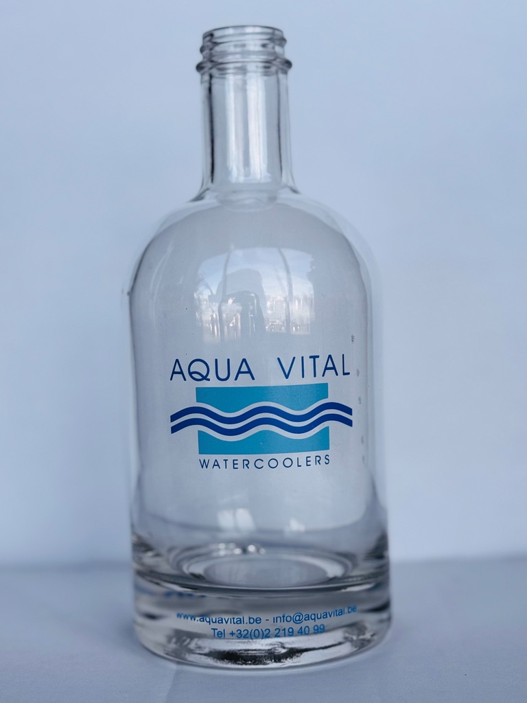 BOUTEILLE EN VERRE 0.7 l AQUAVITAL (sans bouchon)