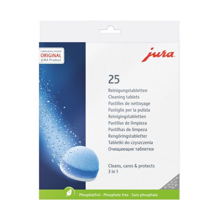 PASTILLES DE NETTOYAGE 25pc JURA
